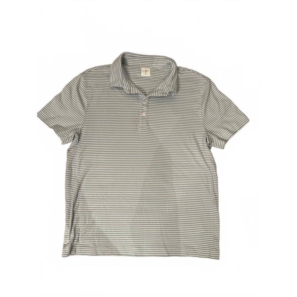 J.Crew Men's Striped Polo Shirt Size M